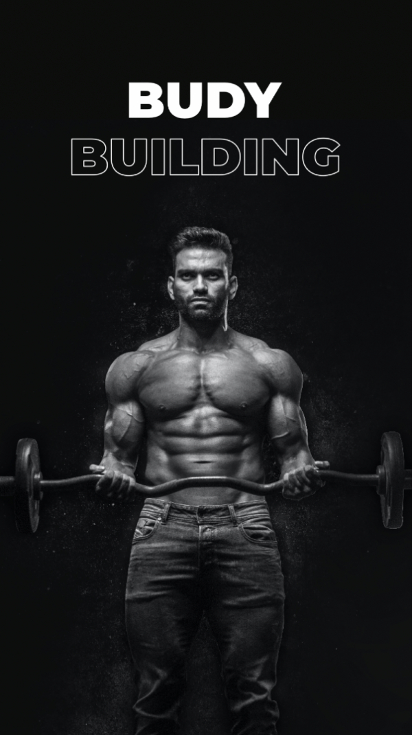 Bodybuilding Design, download and edit for free design template - Story, Sport from the Andalusi design app