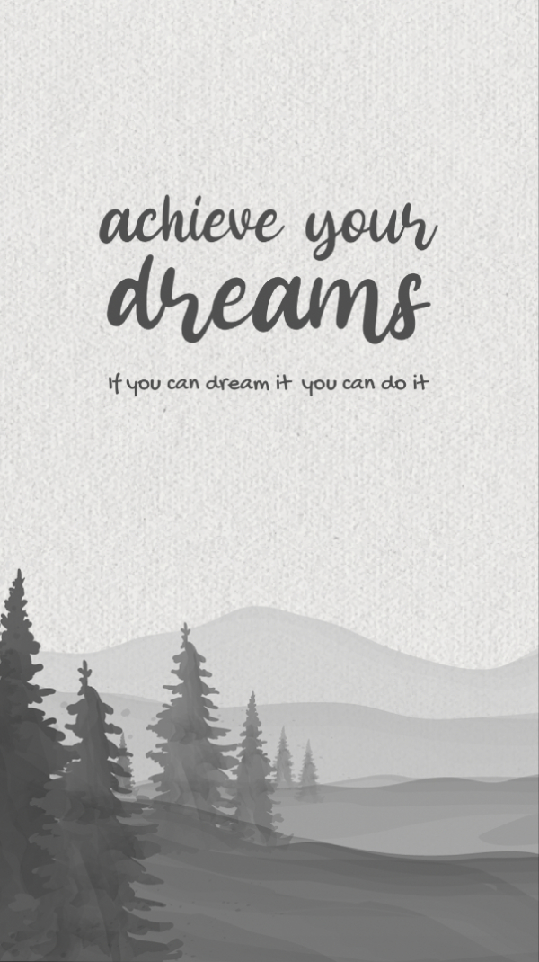Design Quote: Achieve Your Dreams, download and edit for free design template - Quotes, Story from the Andalusi design app