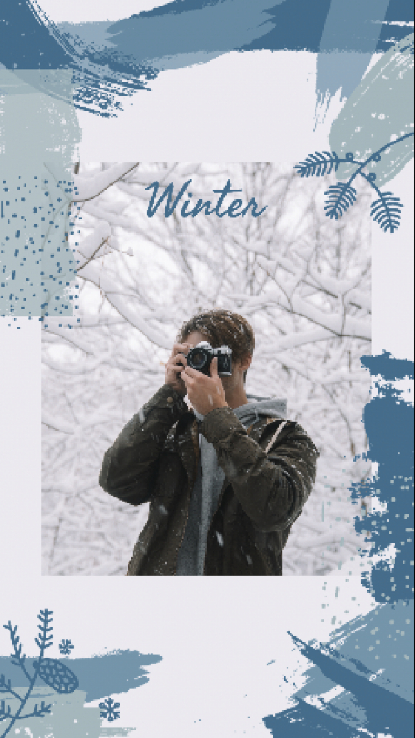 Winter Design, download and edit for free design template - Story, Mood from the Andalusi design app