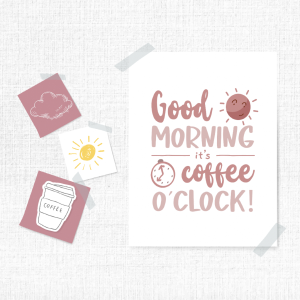 Design Post, Good Morning Coffee, download and edit for free design template - Post, Greeting from the Andalusi design app