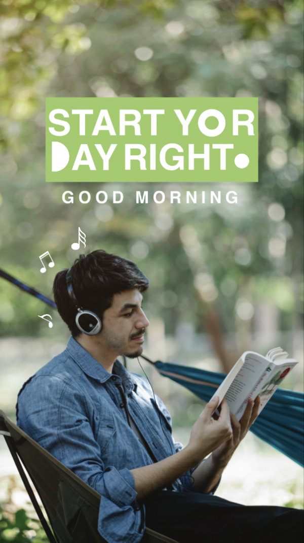 Morning Design, download and edit for free design template - Story, Mood from the Andalusi design app