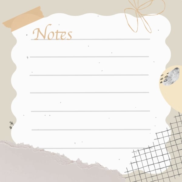 Notes Design, download and edit for free design template - Productivity Widgets from the Andalusi design app