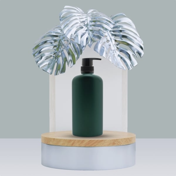 Design of a Stylish Shampoo Bottle, download and edit for free design template - Products from the Andalusi design app