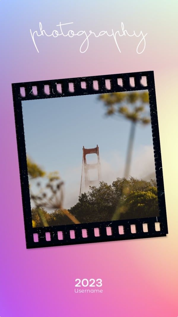 Design Photography of the Golden Gate Bridge, download and edit for free design template - Photography from the Andalusi design app