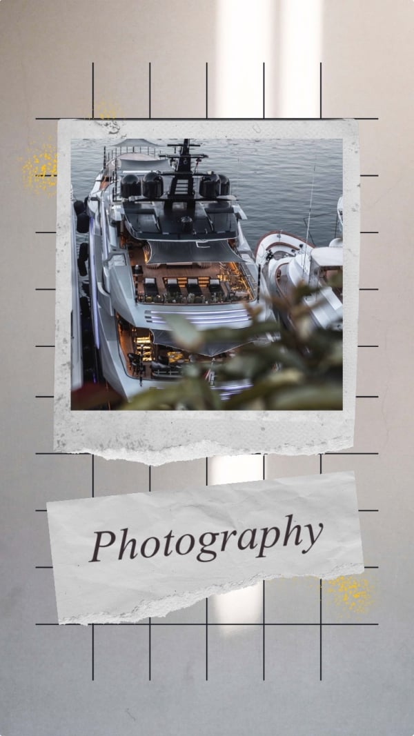 Luxury Yacht Design in Photography, download and edit for free design template - Photography from the Andalusi design app