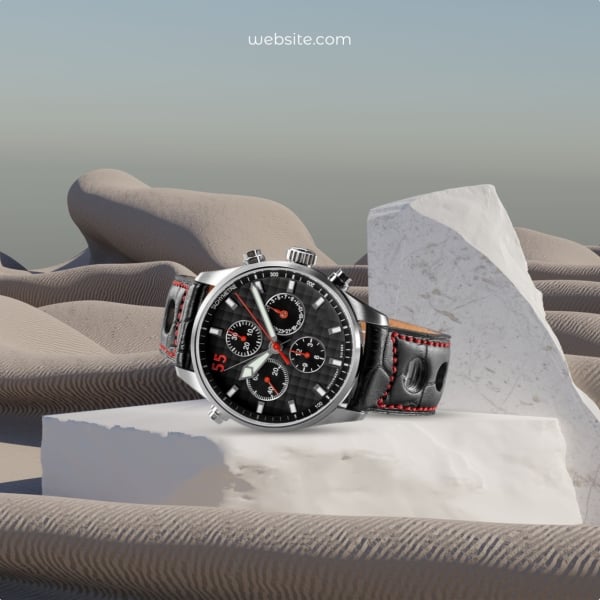Design Elegant Watch, download and edit for free design template - Products from the Andalusi design app