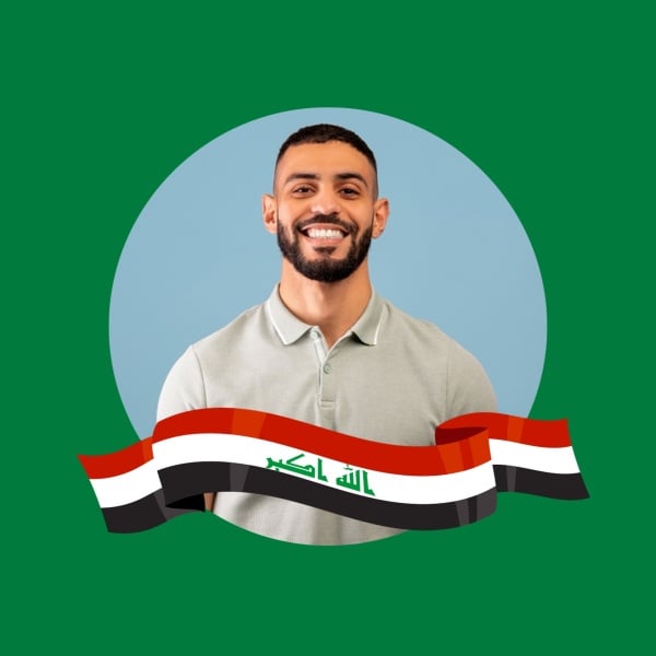 Design for Iraqi National Day, download and edit for free design template - Iraqi National Day, Profile from the Andalusi design app
