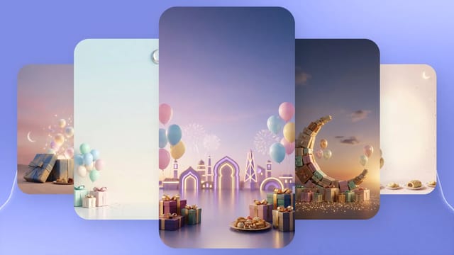 تصميم بطاقات دعوة فارغة في أندلسي