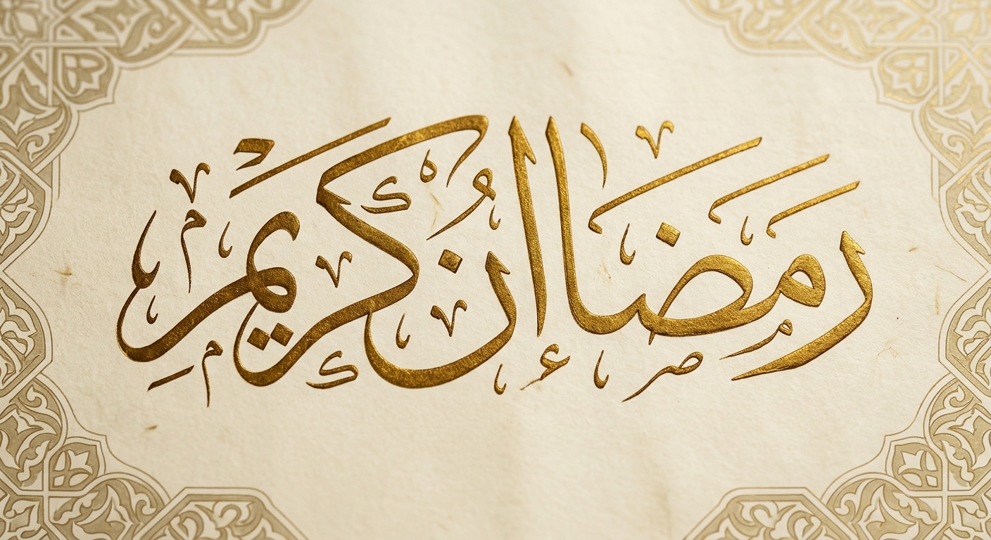 AI-generated Thuluth Arabic calligraphy in Andalusi
